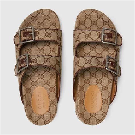 gucci slides with straps|gucci slides for men.